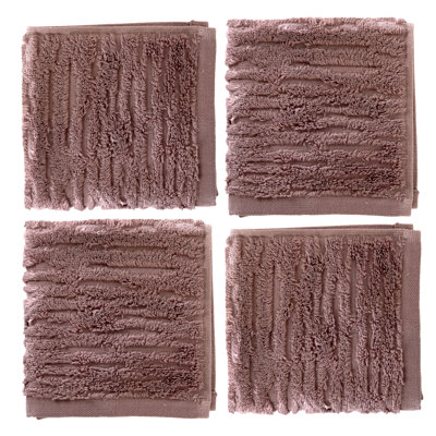 CLOUDSOFT Cotton Jacquard Washcloth
