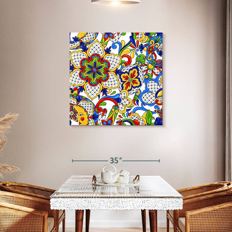 Kerner Bold Talavera Flowers