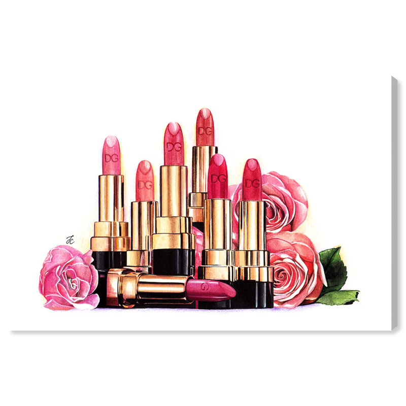 Doll Memories - Beauty Lips - Impression sur toile, H 10 po x l 15 po