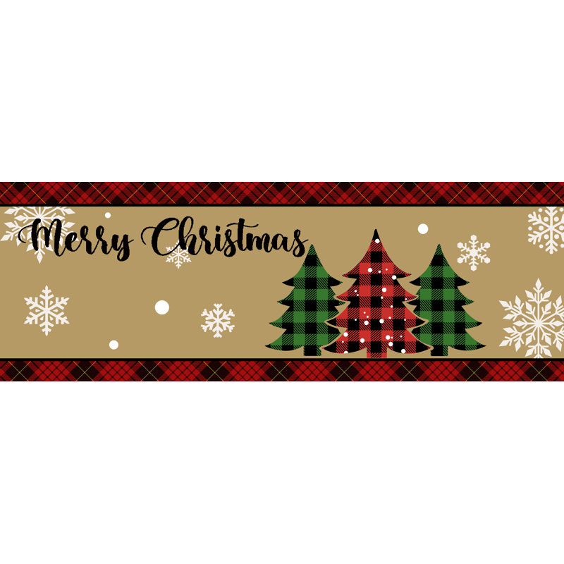 Ensemble de 2 tapis de cuisine de Noël pour tapis de Noël