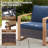 Allcot Outdoor Patio Brown Wicker Chair With Cushions (2-Pack)-388532361