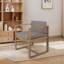 Chaise de salle à manger en bois massif avec accoudoirs (ensemble de 2)-108383178-108383180