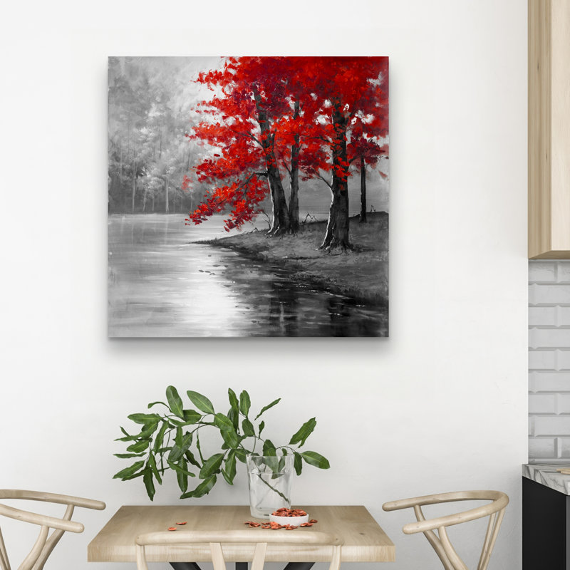 Peaceful view - 32"x32" art on canvas