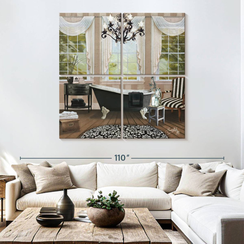 Kerrick Chandelier Bath I, 74" H x 74" W