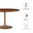 Lippa Round Pedestal Solid Wood And Metal Dining Table-104318246-104318249