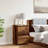 vidaXL Bed Cabinet Black Engineered wood 15.7 x 13.8 x 24.6 in-743059185-766847288