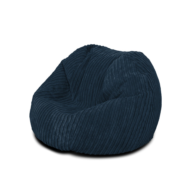 Polyester Refillable Classic Bean Bag, Navy