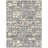 Ottohome Non-Slip Boxes Area Rug For Living Room, Hallway, Gray-733174532