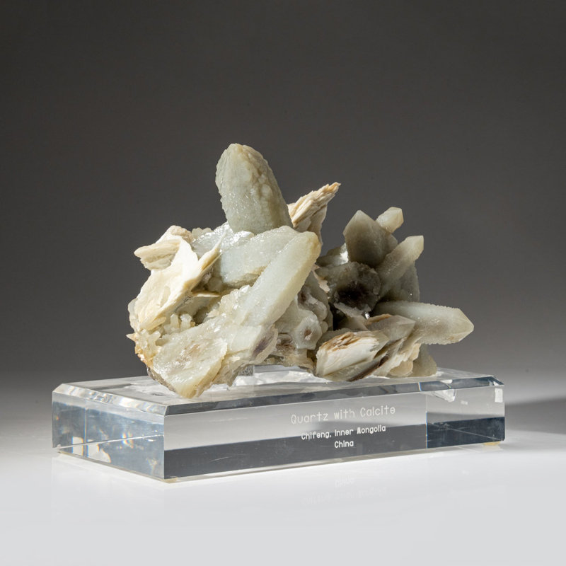Quartz with Calcite from Chifeng, Inner Mongolia, China