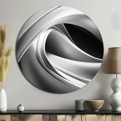 Edinburg - Abstract Round Metal Art Prints