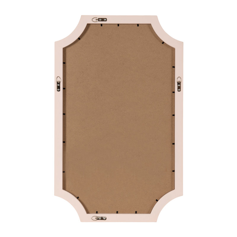Holbrook Pink Wooden Framed Magnetic Dry-Erase Board with Marker