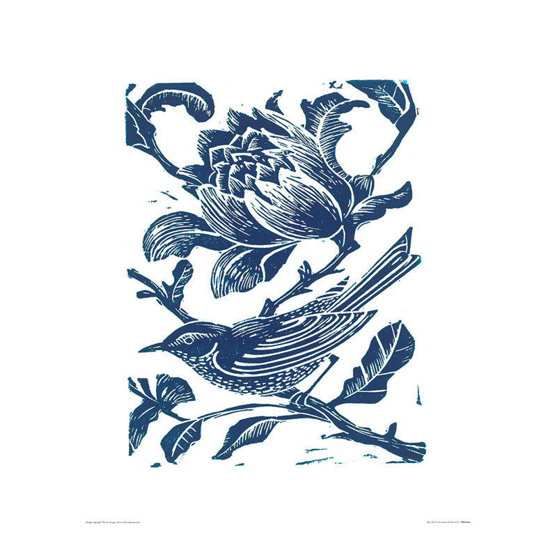 Blue Bird by Amanda Colville - No Frame Print, Paper