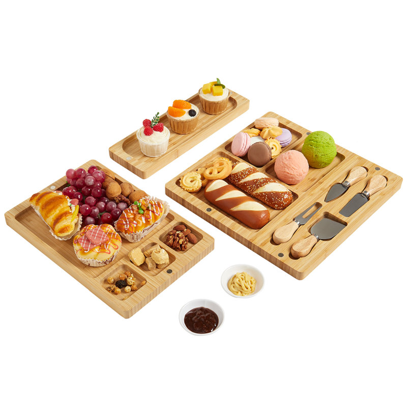 Ensemble de 3 planches 3 en 1 en bambou