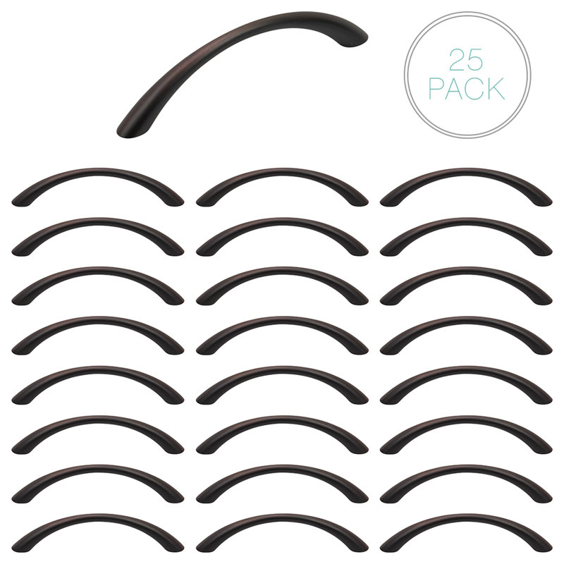3 3/4" Center Arch Pull Multipack, Brushed Oil Rubbed Bronze