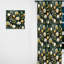Motif botanique vert forêt II - Rideau floral - Velours obscurcissant - 1 panneau-107575219