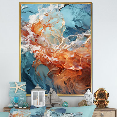 «Jafus Beach Photo Oceanic Rhythms III», reproduction sur toile