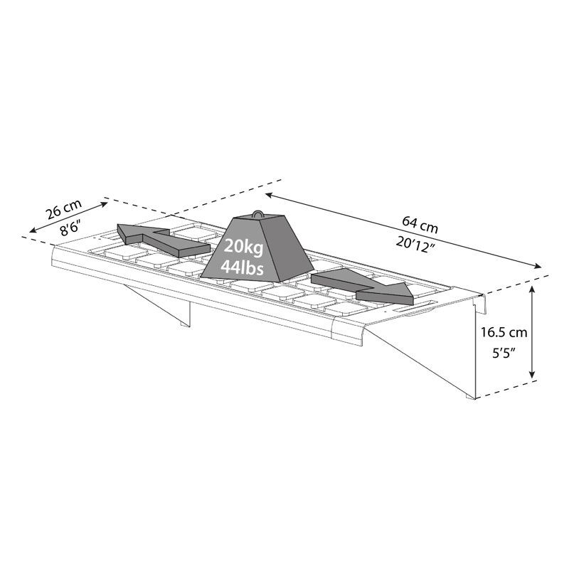 Palram - Canopia Greenhouse Shelf Kit