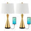Lampe de table USB en métal Vinona-842239871