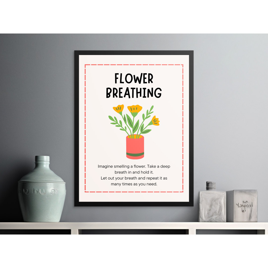 Nursery Wall Art Black Framed Poster