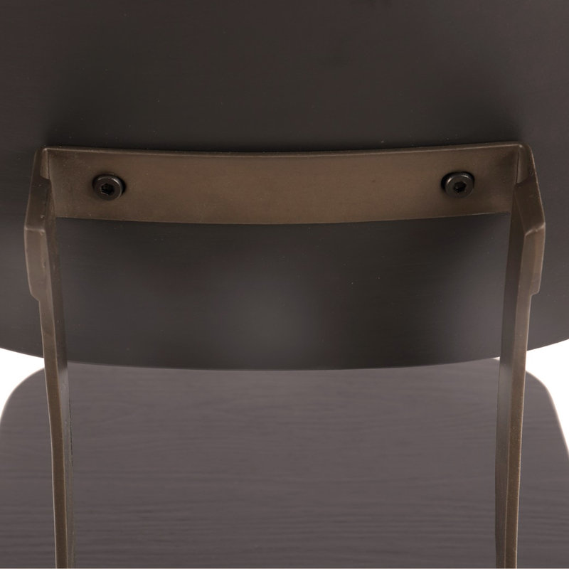 Tabouret industriel polyvalent en métal et en bois pour divers environnements