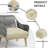Indoor & Outdoor Chair Cushions for Patio Furniture, 3-Year Color Fastness Seat Cushion with Ties, 2 Pack-484497651-484497650