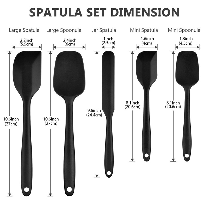 Maker Network 5 Utensil Set, Black