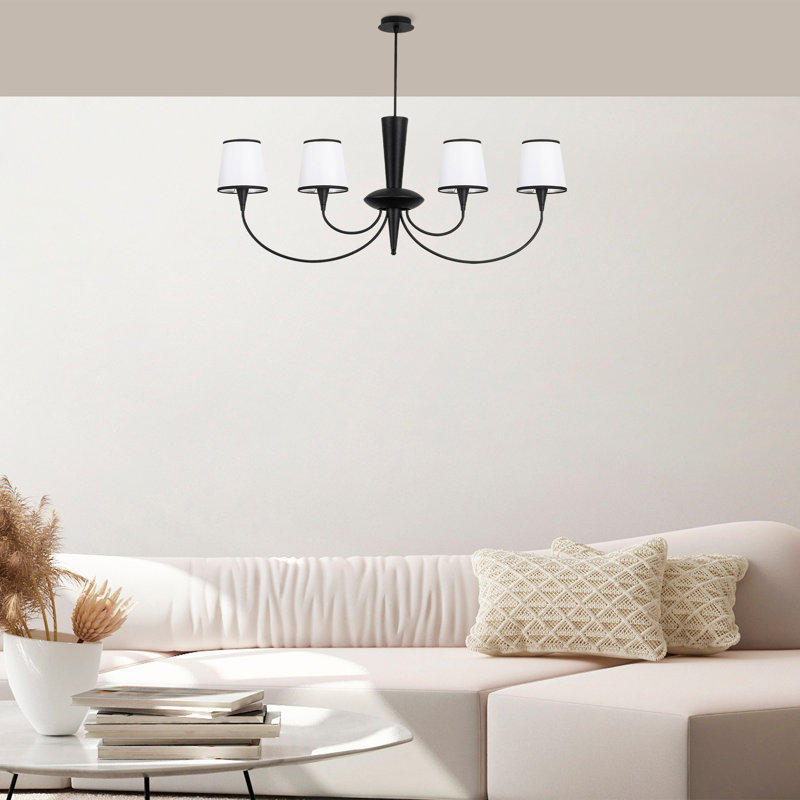 Feledy 4 - Light Waggon Wheel Chandelier