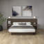 Lit plateforme avec tête de lit et tables de chevet Katsuki (2) - Assemblage facile, aucun sommier requis-98742449-98742448