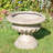 Humphreys FLUTED URN Low 28cm Verdigris Effect-1093349014