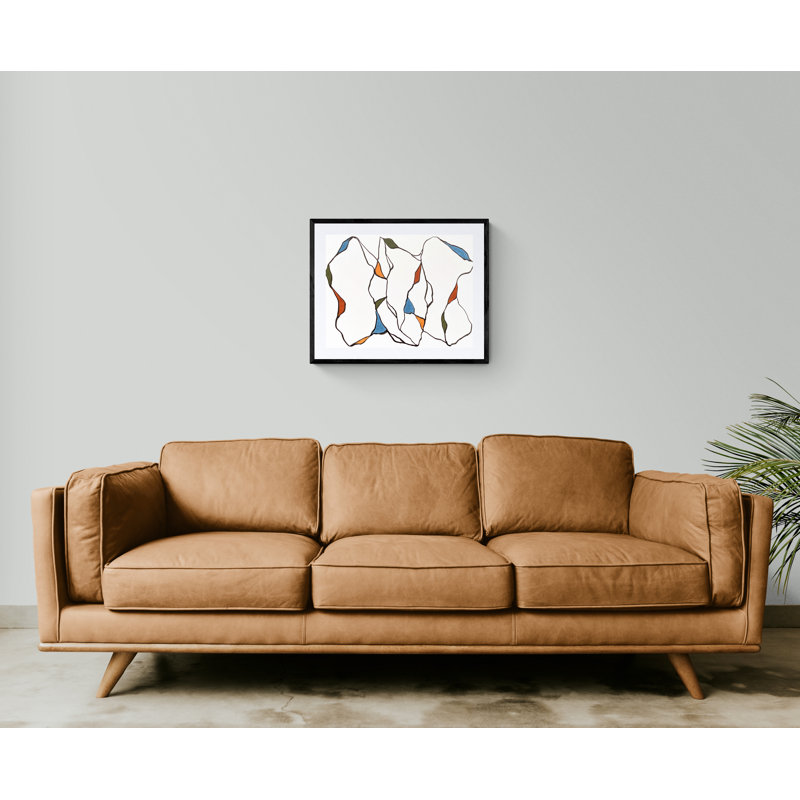 Musing Series 5.4 Print by Susan Arthur, Black Framed Paper, 24" H x 30" W