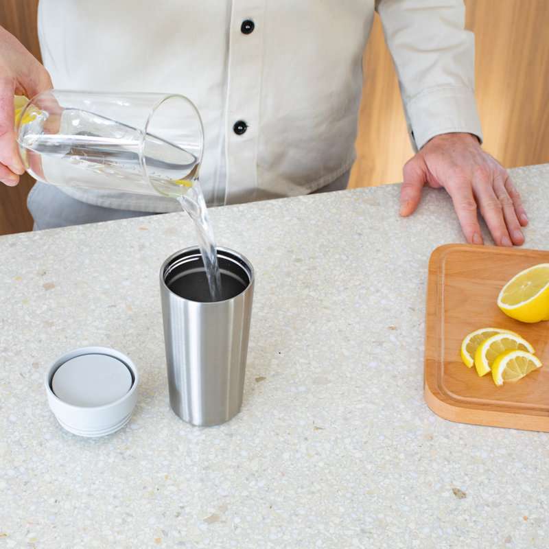 Brabantia Make & Take Insulated Cup, 0.36L, Light Gray