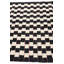 Tapis noir et blanc Ohlson