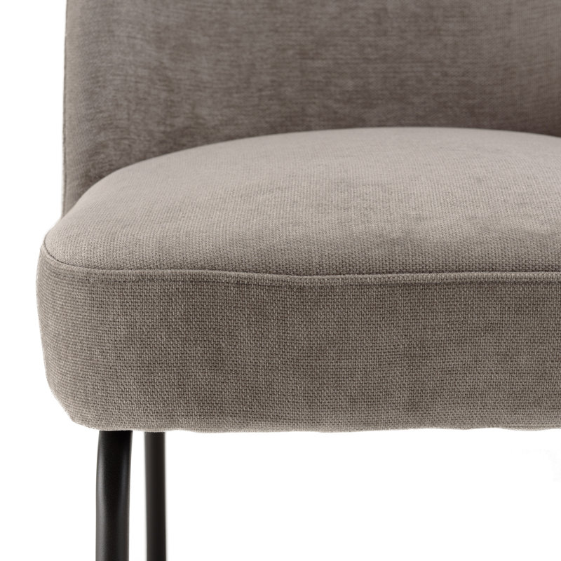 Shianne 50cm H Metal Side Chair, Grey