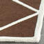 Tapis brun / ivoire en laine touffeté à la main Sanyla-244754294