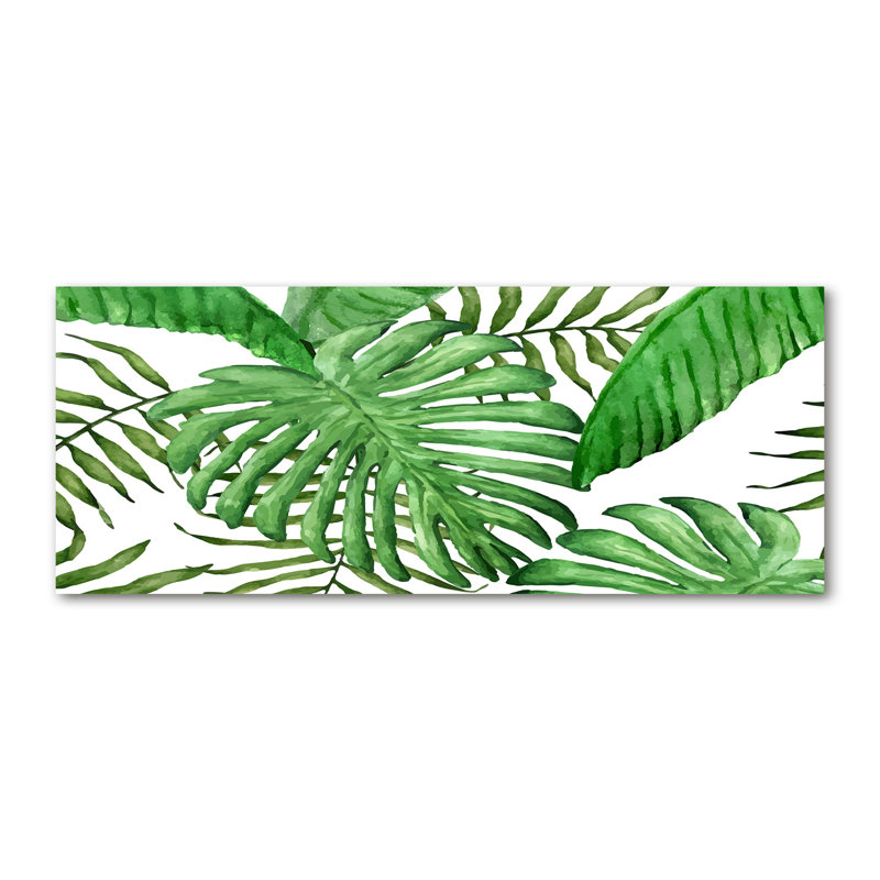 Tropical Leaves - Wrapped Canvas Print