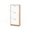Armoire de rangement pour chaussures avec 3 tiroirs rabattables-607928795