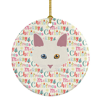 2.81'' Ceramic Animals Hanging Figurine Ornament