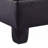 Elegant Chocolate Upholstered Ottoman