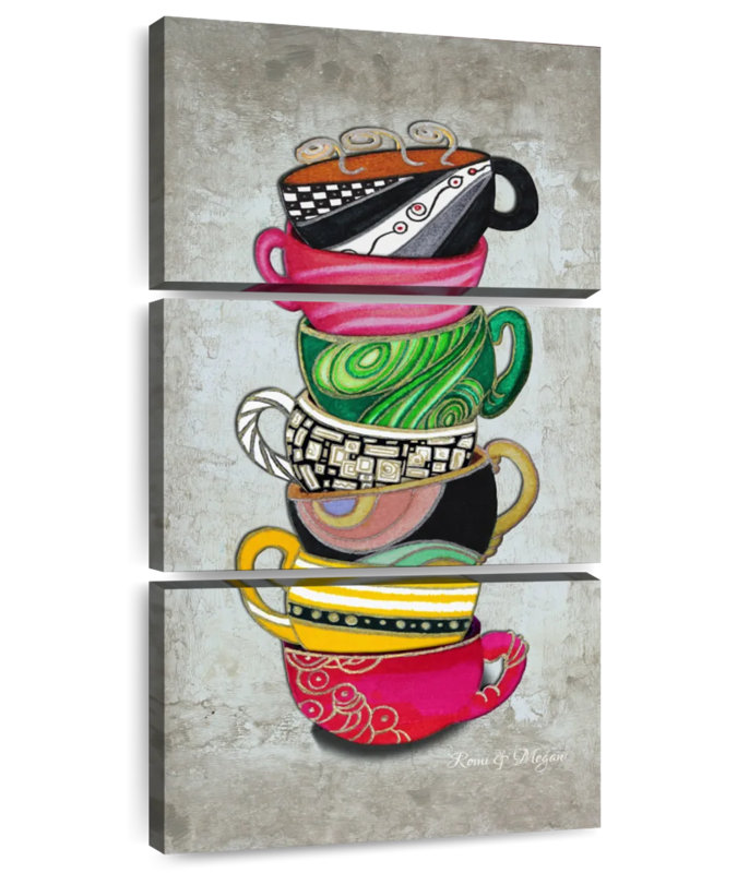 Collection Cuppa Stacked Hot II, H 27 po x l 12 po