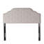 Tête de lit tapissier capitonnée de taille grand, tête de lit en bois massif avec pieds en métal durables, tête de lit grand à hauteur réglable avec garniture cloutée, tête de lit en tissu au design moderne capitonné-1319195458