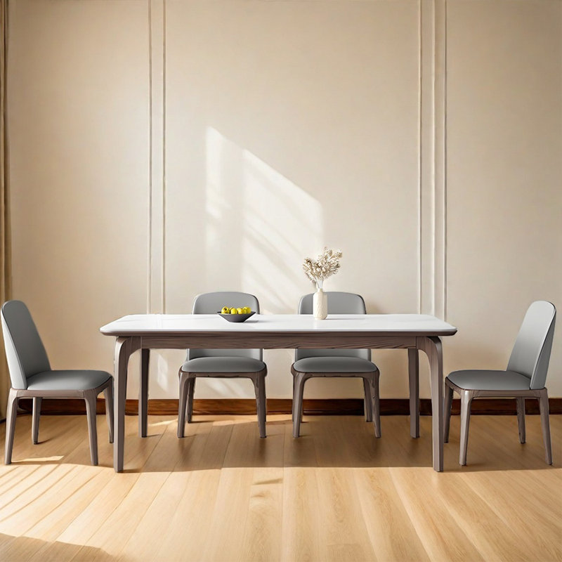 Chaises en frêne blanc, H 29,52 po x L 62,99 po x l 31,49 po