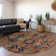 Premium Machine Washable Cerrito AMF570 Paprika Rug