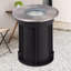 Cohocton Brushed Stainless Steel Metal Pathway Light