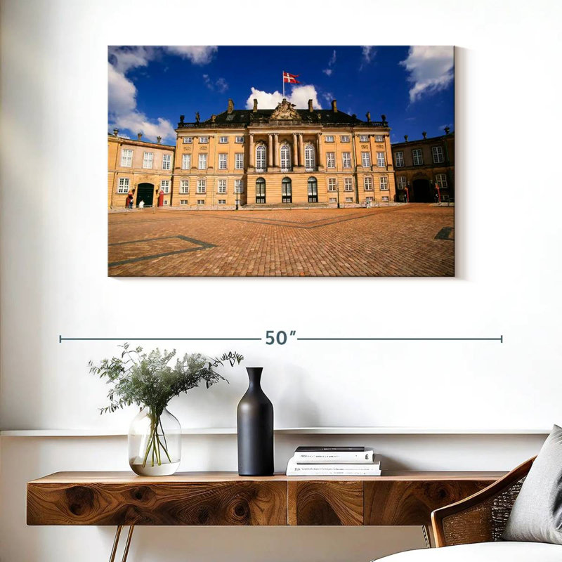 Amalienborg Palace, 26" H x 39" W