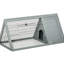 Lapin en bois 46 po x 24 po avec fil de ventilation et couloir extérieur - gris, portable compact pour petits animaux de compagnie gris extérieur 24 po, courageux