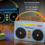 Mini haut-parleur portable Bluetooth Boombox-115170735