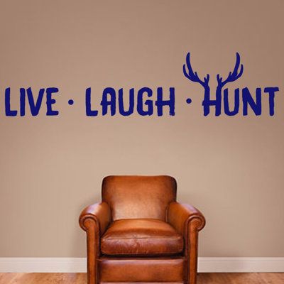 Décalcomanie murale chasse de rire live