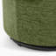 Tanard Upholstered Fabric Round Swivel Accent Armchair - Elegant Stylish Cylindrical Design-1296184709