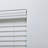 Linen Avenue Cordless Faux Wood Blind White, Flush Inside Mount (No Valance Side Pieces/Returns Included, Arrives ½ Inch Narrower)-53928208