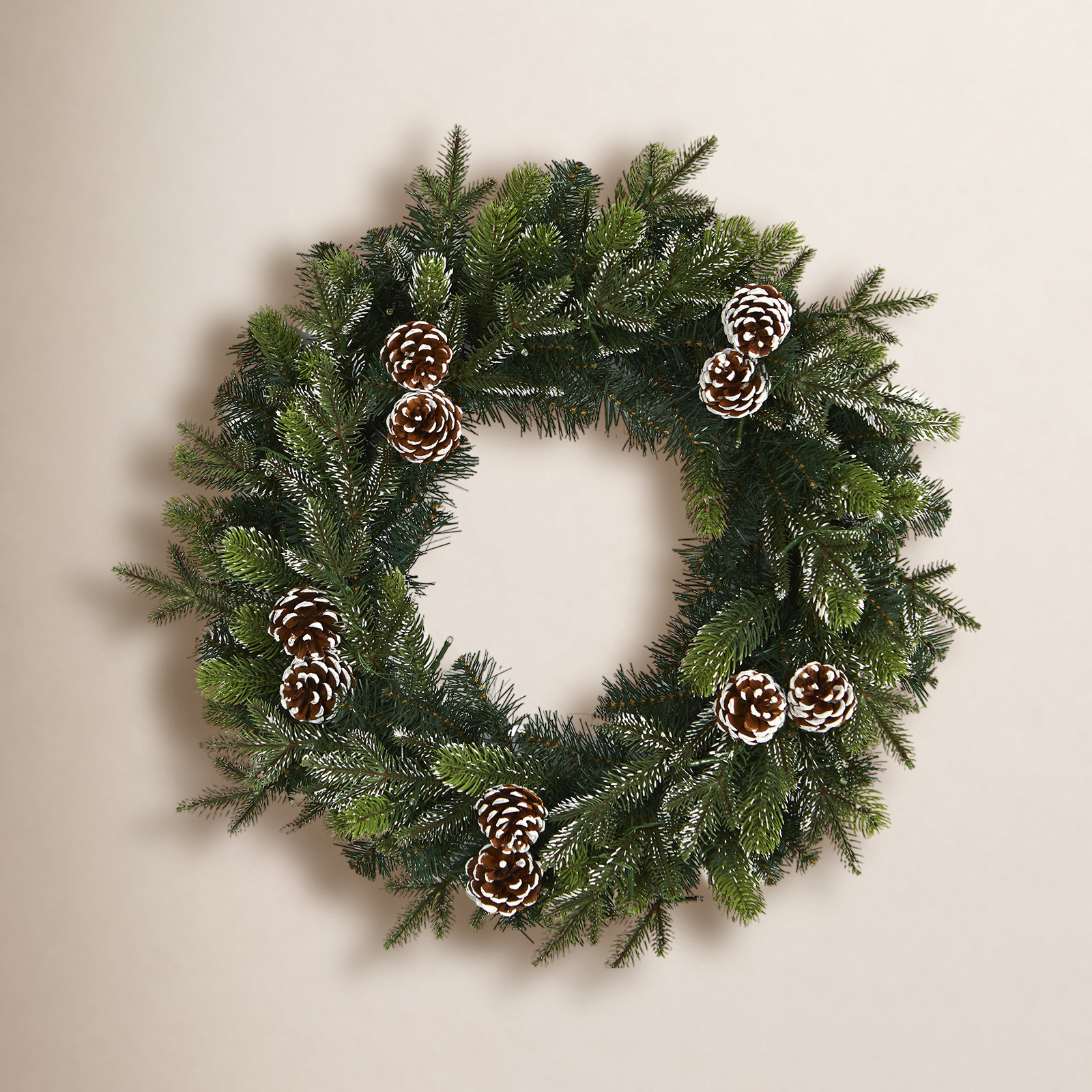 24'' Lighted Wreath